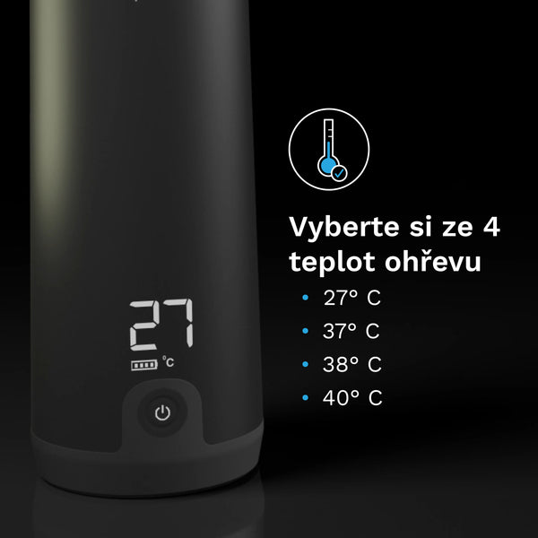 Superfast Portable Warmer Black - přenosný ohřívač kojeneckých lahví - product thumbnail