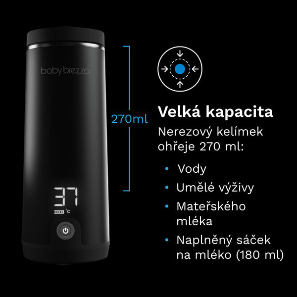 Superfast Portable Warmer Black - přenosný ohřívač kojeneckých lahví - product thumbnail